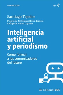 Portada del libro "Inteligencia artificial y periodismo"