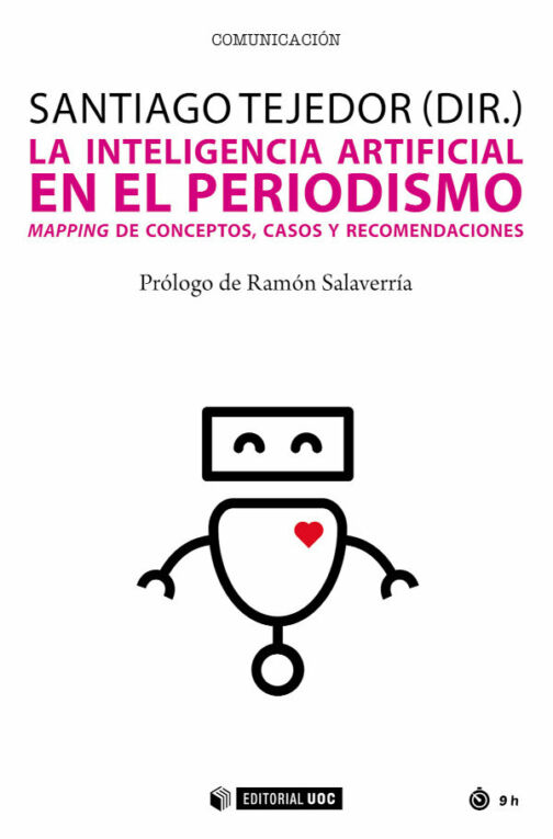 Portada del libro "La inteligencia artificial en el periodismo. Mapping de conceptos, casos y recomendaciones"